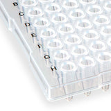 0.2mL 96-Well PCR Plate, Half Skirt (ABI-style), Flat top, Clear