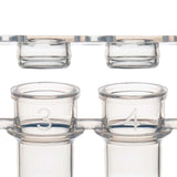 0.2mL 8-Strip Tubes, with Separate 8-Strip Clear Flat Caps, Natural