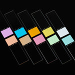 ** SPECIAL ORDER COLOR **  Microscope Slides, Diamond White Glass, 25 x 75mm, 90° Ground Edges, GOLD Frosted, 72/Box, 20 Boxes/Case (10 Gross)